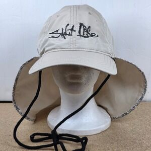 Salt Life bonnie Hat Neck Flap Bucket Cap Fishing Boating Outdoors